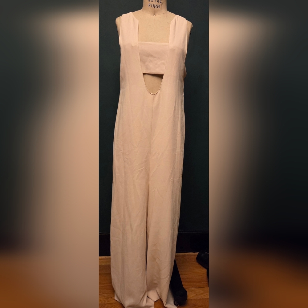 Open Ceremony Cream Jumpsuit